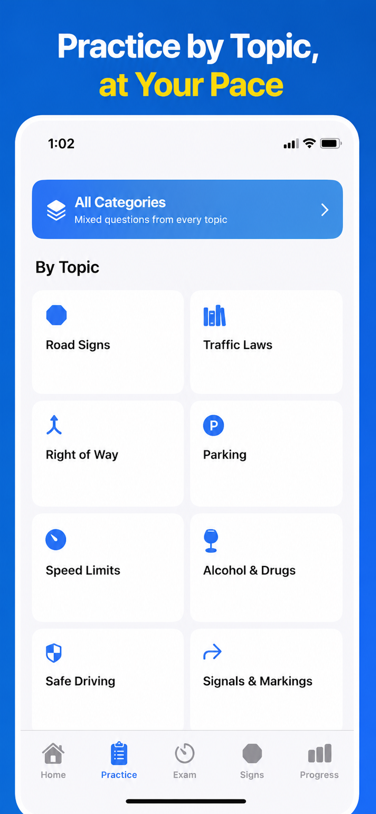 DMV Permit Test & Practice