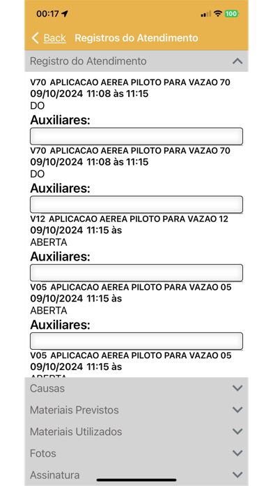 App screenshot