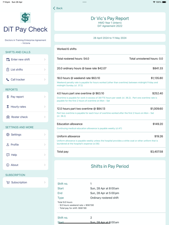 Screenshot #6 pour DiT Pay Check