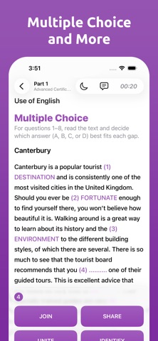 Cambridge C1 Exam Simulator Screenshot 4 of 10