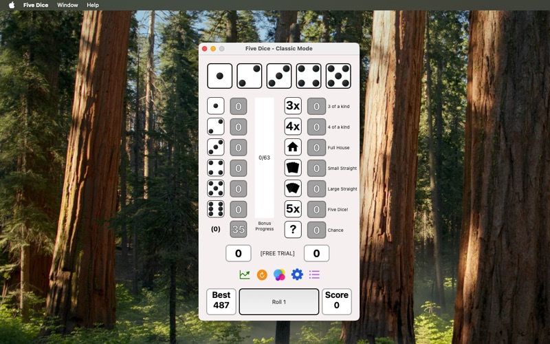 Screenshot #1 pour Five Dice