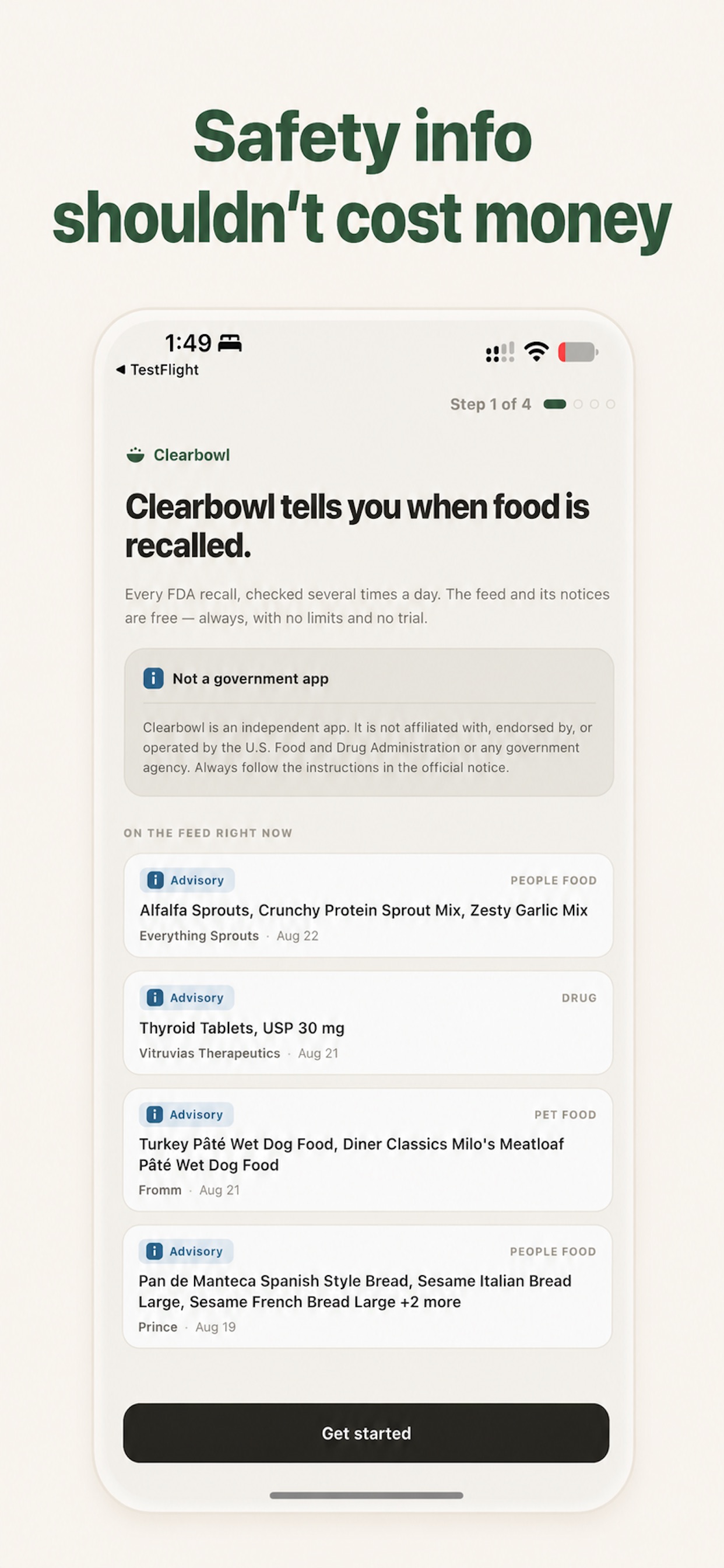 Screenshot 4 of Clearbowl