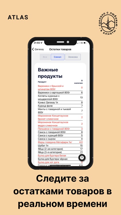 ATLAS: торговля, склад, CRM