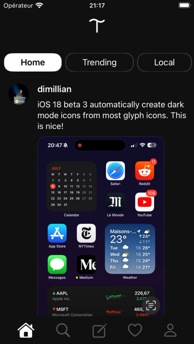 Bubble for Mastodon Screenshot