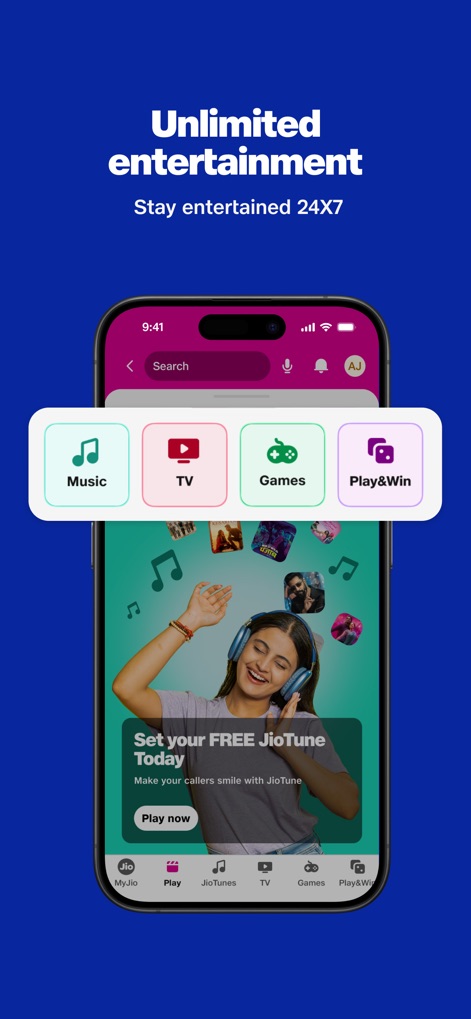 MyJio: For Everything Jio - Entertainment Hub