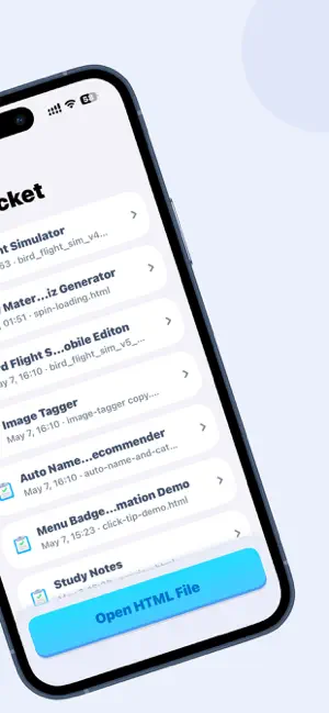 HTML Keep: mobile HTML Viewer screenshot 4