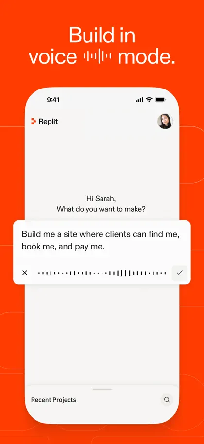 Screenshot 3 von 6 zu Replit: Vibe Code with AI Fast