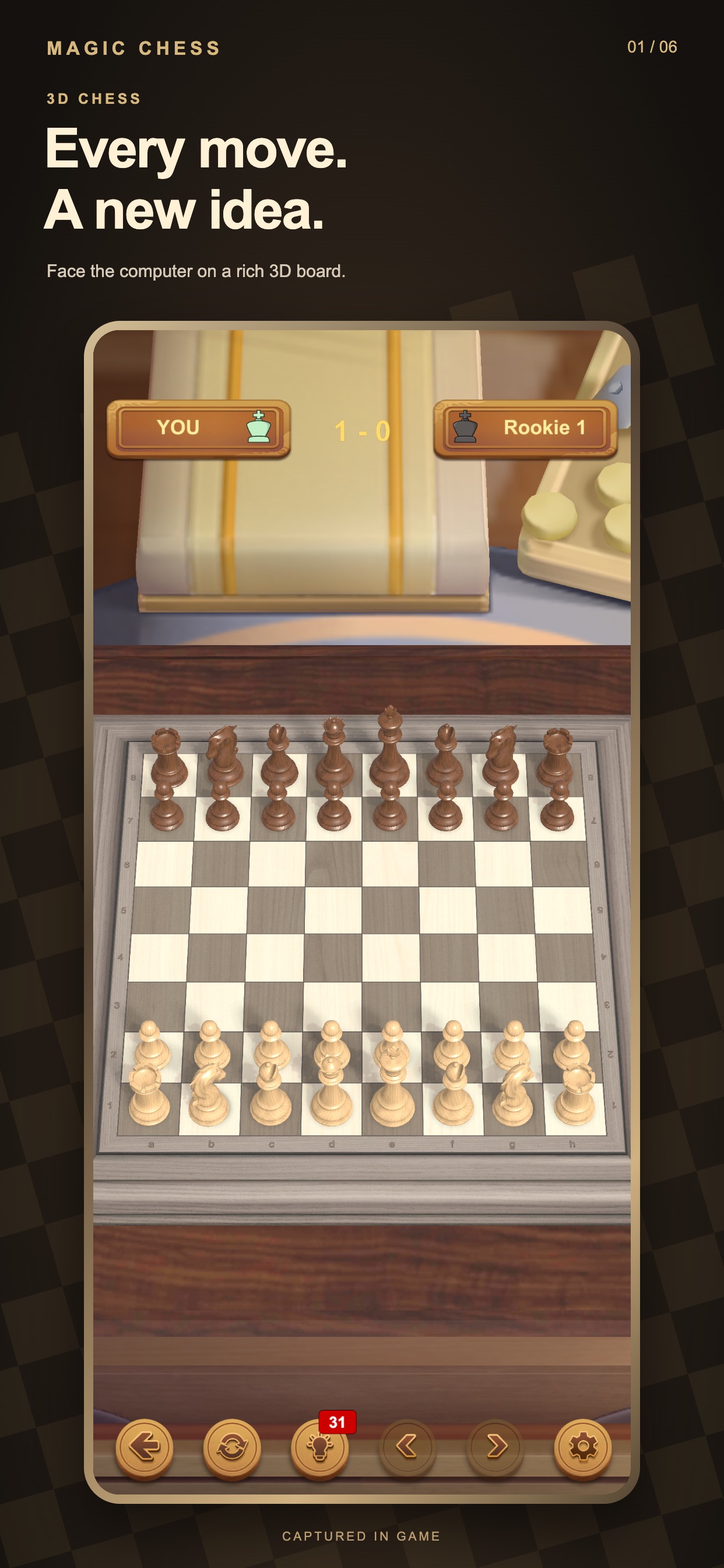 Screenshot 2 of Chess: Magic Chess 3D