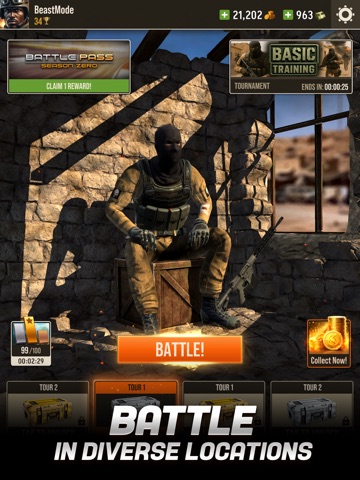 Sniper Battle: 3D War Shooter iPad screenshot