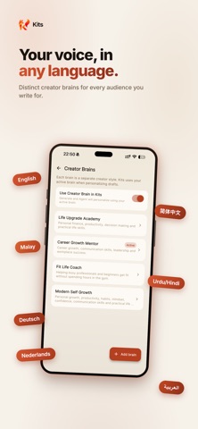 KitsKit: AI Content Planner iPhone screenshot