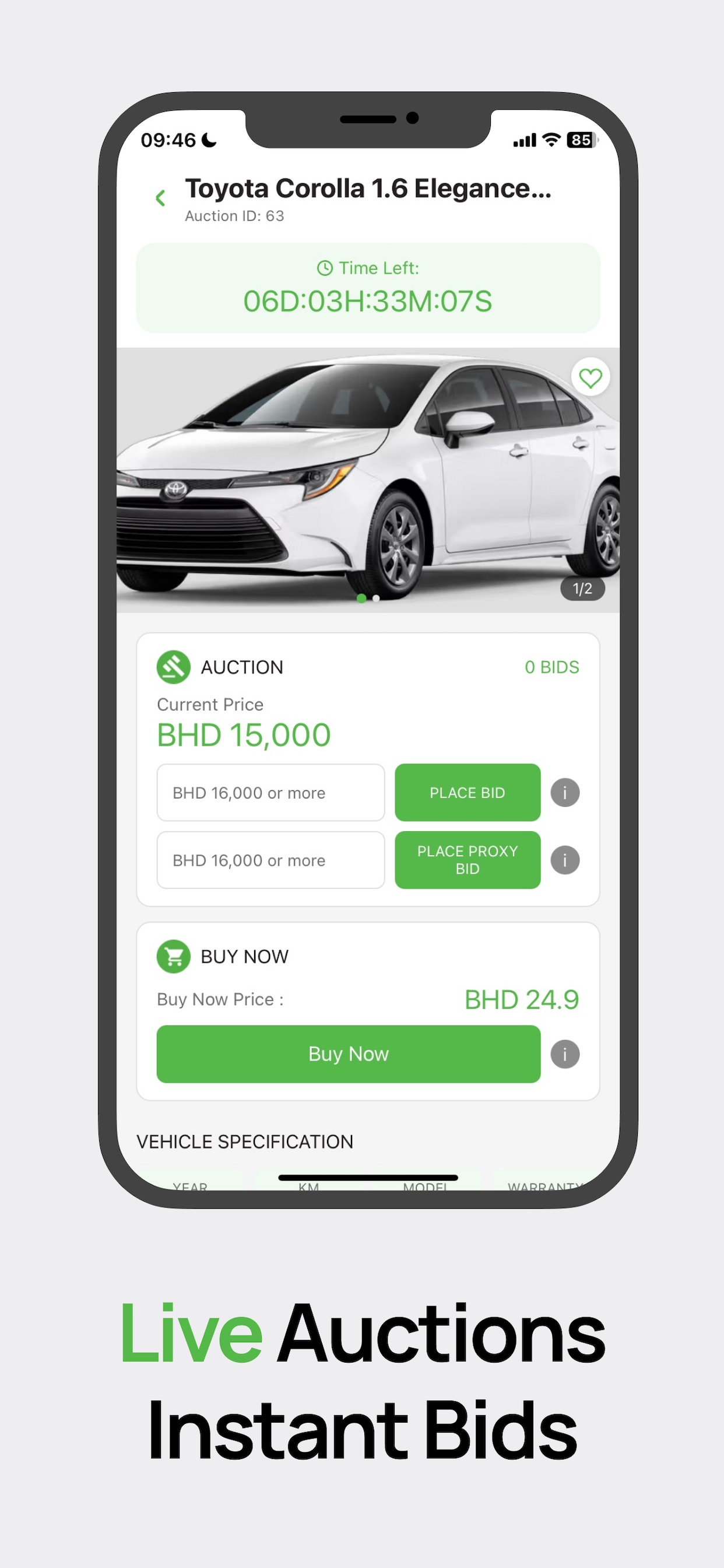 Screenshot 2 of KPV Auction
