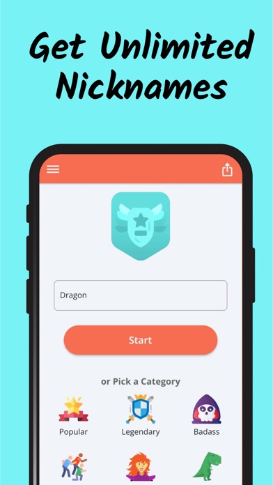 Nickname Fire: Nickfinder App Screenshot