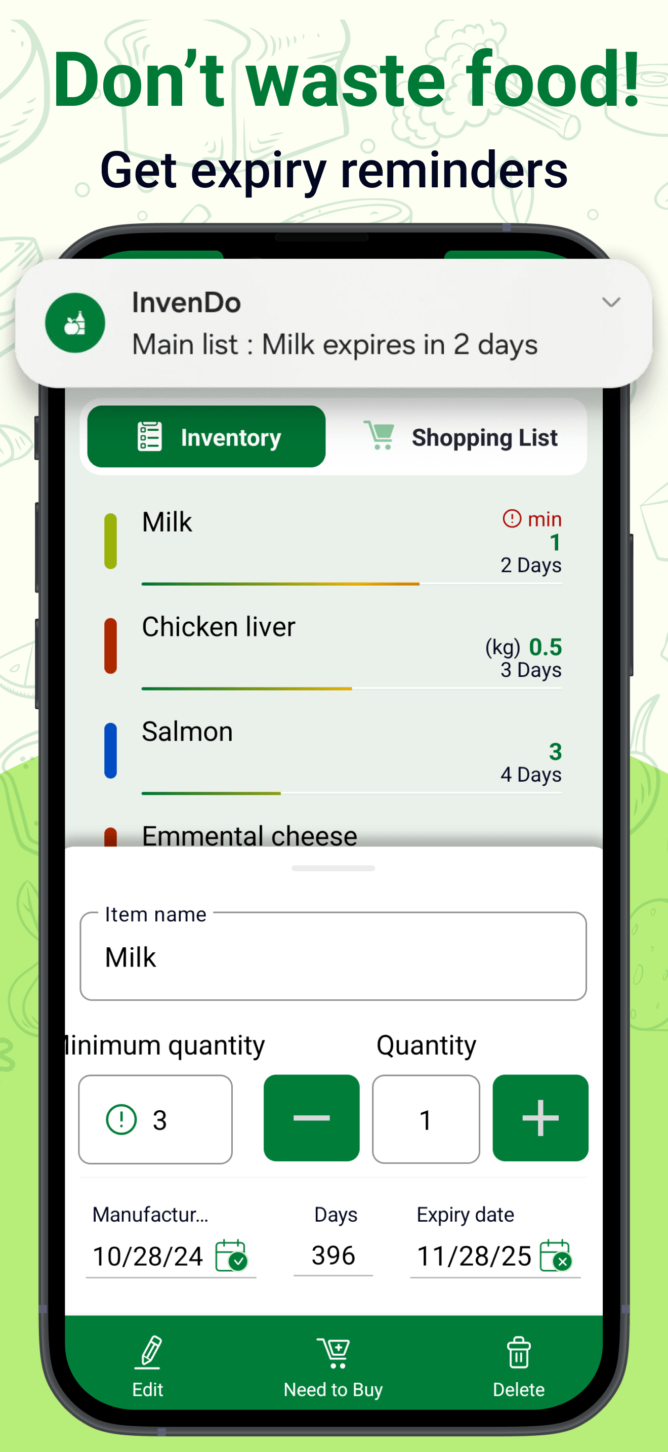 Home&Pantry Inventory: Invendo screenshot 2
