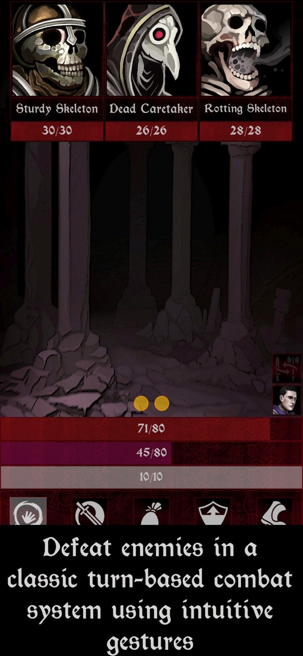 Grim Omens - Old School RPG iOS Mod IPA screenshot 2 - iOS game interface