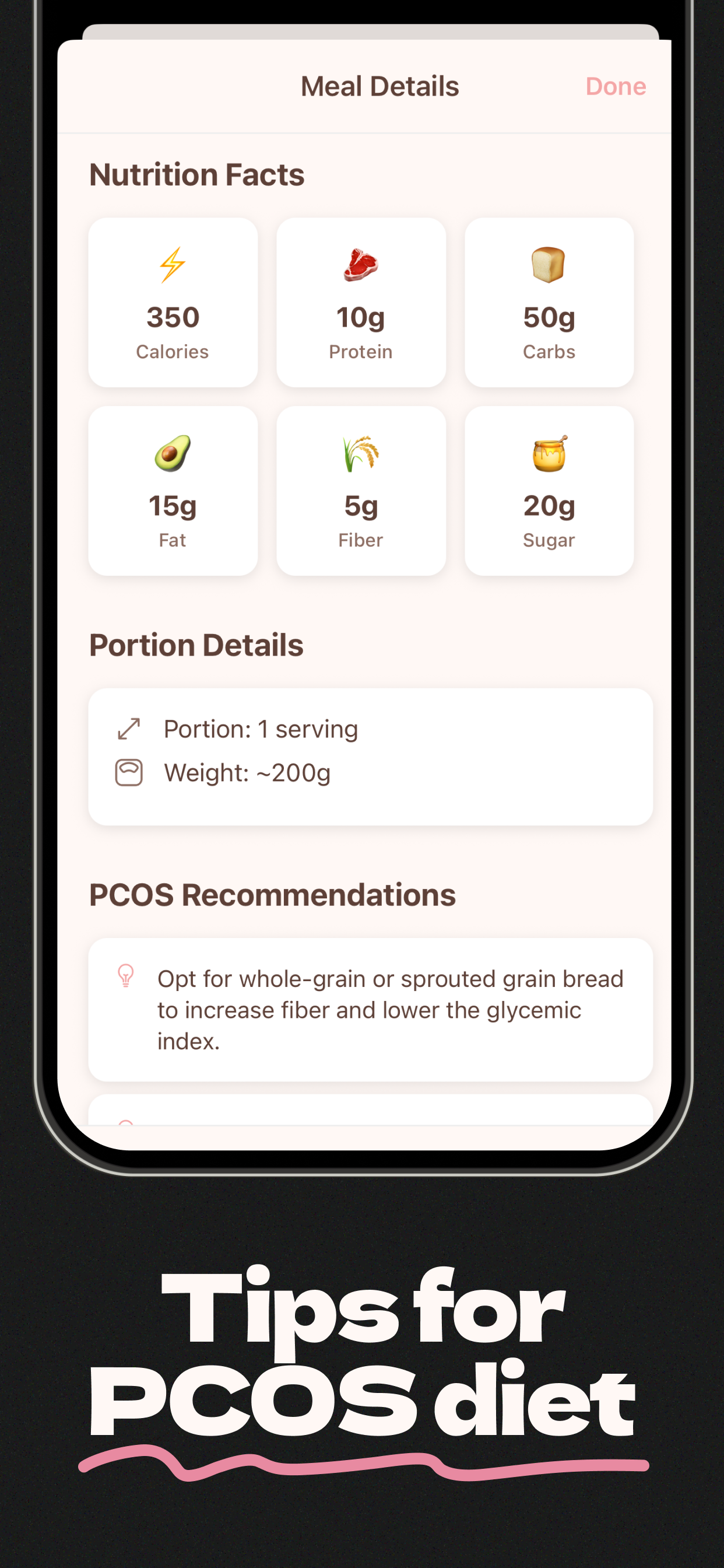 PCOS Polly screenshot 3