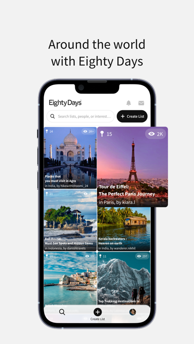 Eighty Days | Travel Planner Screenshot