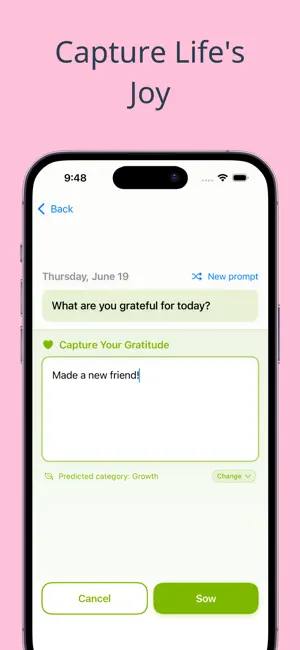 Gratitude Journal: Daily Joy screenshot 2