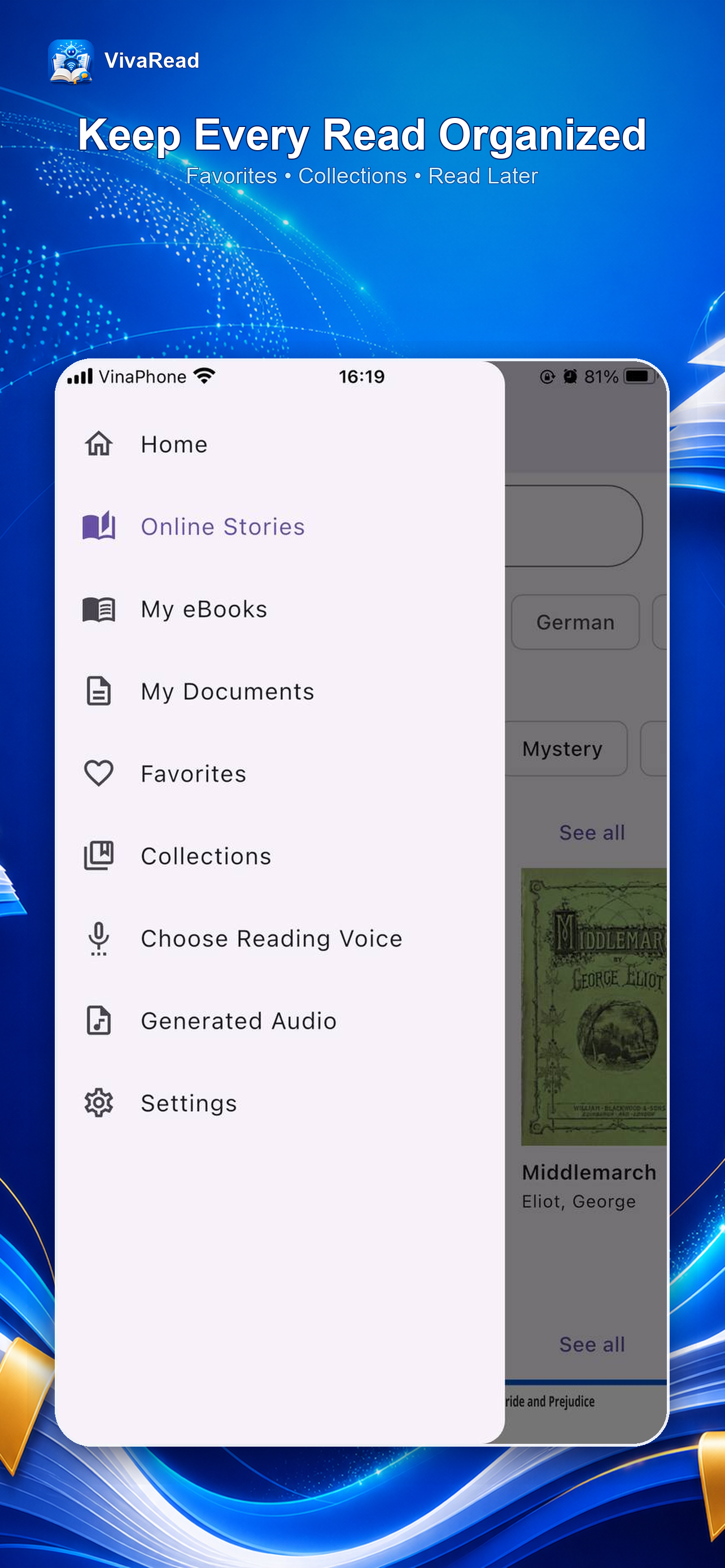 VivaRead: EPUB & PDF to Voice screenshot 8