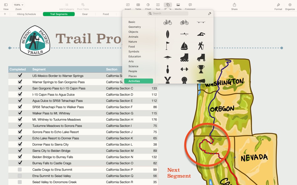 #8. Numbers 14.5 (macOS) Με: Apple