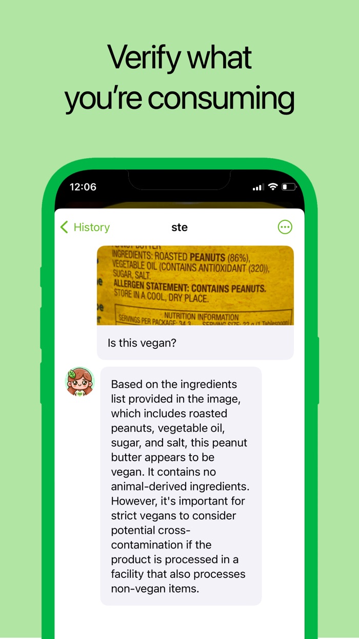 Is it Vegan? AI Scanner