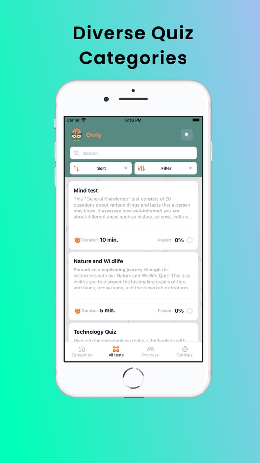 #3. Owly Tests (iOS) 由: Ivan Solianyk