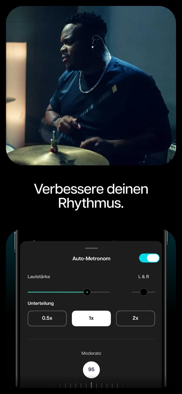 Moises: Die App für Musiker iPhone App Screenshot 5 – Musik