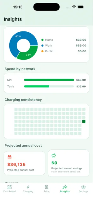 ChargeTrail: EV Charge Log screenshot 2