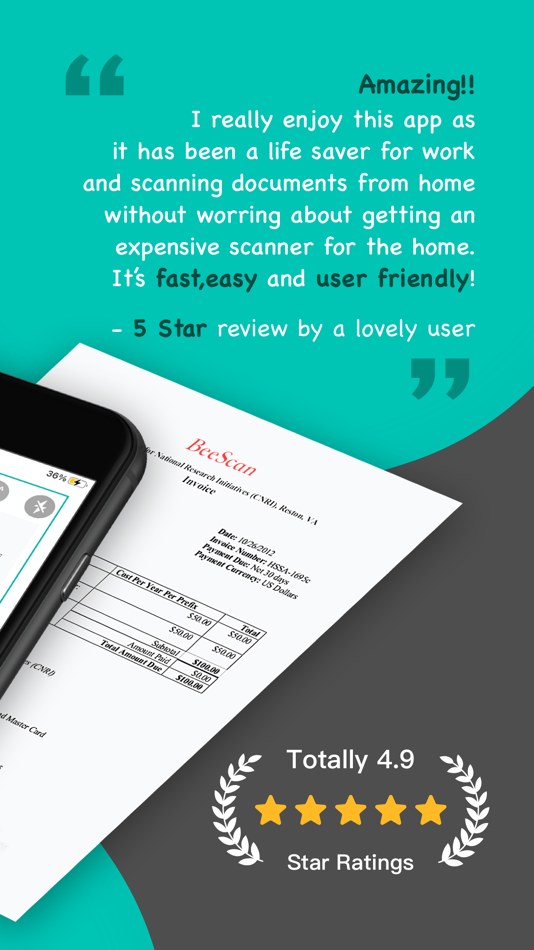 #2. ScanGo - PDF Document Scanner (iOS) 由: Beesoft Apps