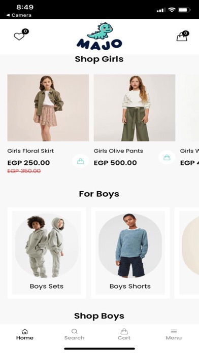 Majo Kidswear Screenshot
