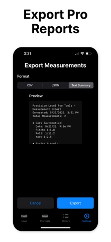 Level Tool - Angle Measure iPhone screenshot