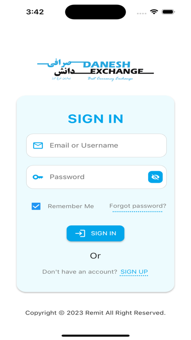 Danesh Exchange Screenshot
