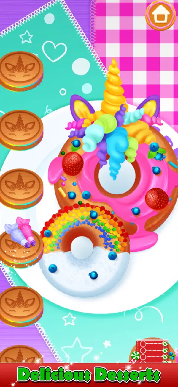 Screenshot #1 pour Unicorn Cooking Christmas Game