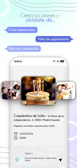 Meetingday: Plans with friends screenshot 2
