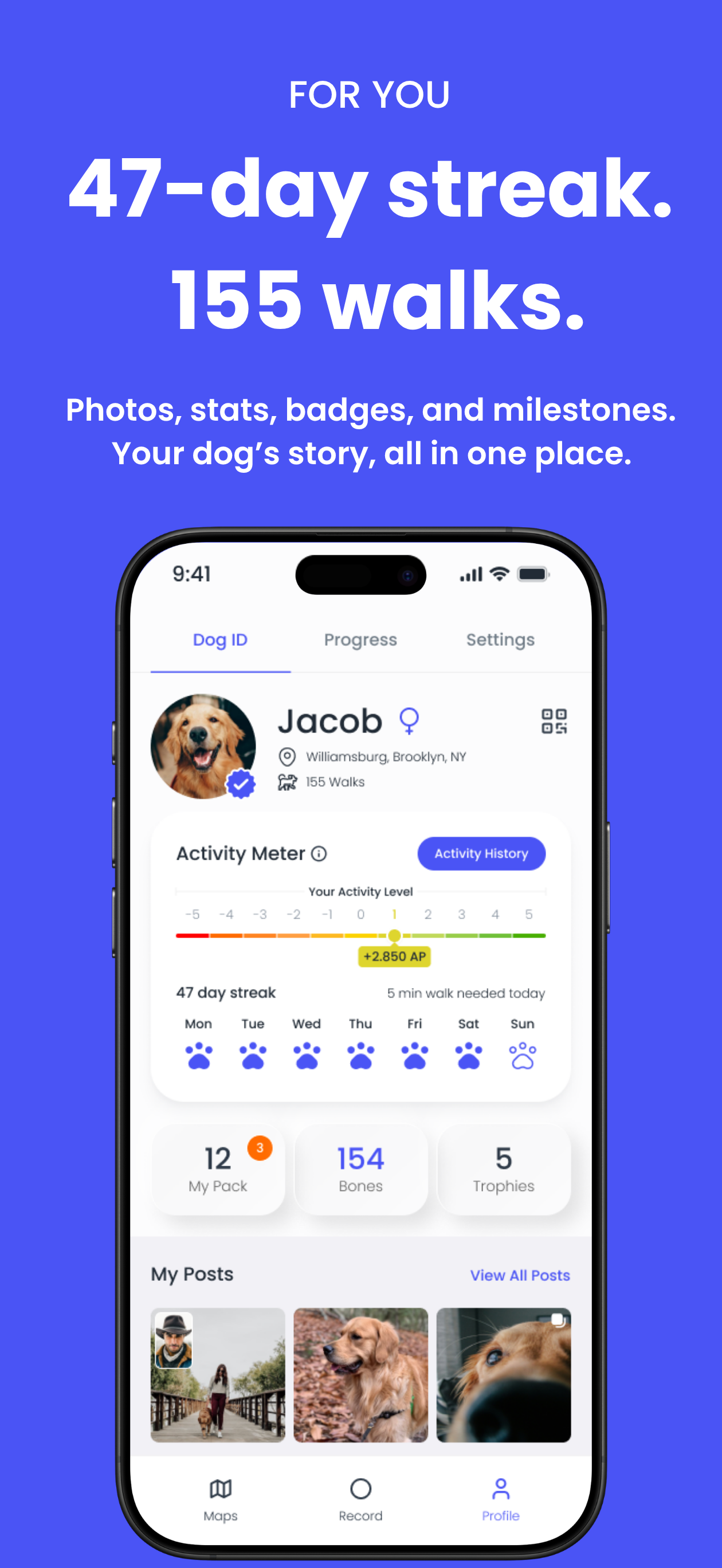 DOGES - Map & Track Dog Walks screenshot 2