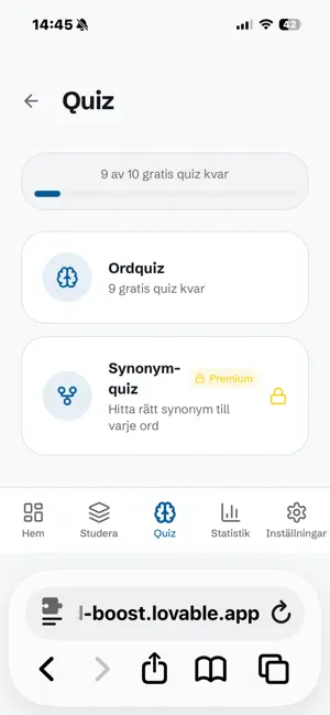 HP-Ordkraft screenshot 4