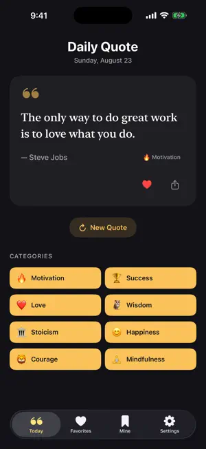 Daily Dose: Quotes & Wisdom screenshot 1