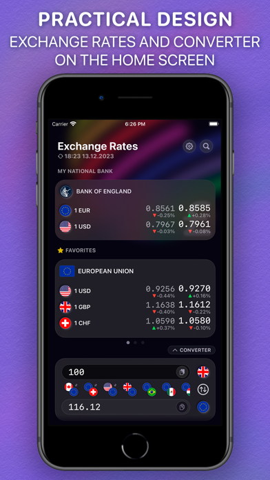 BankOf - Currency Exchange Screenshot