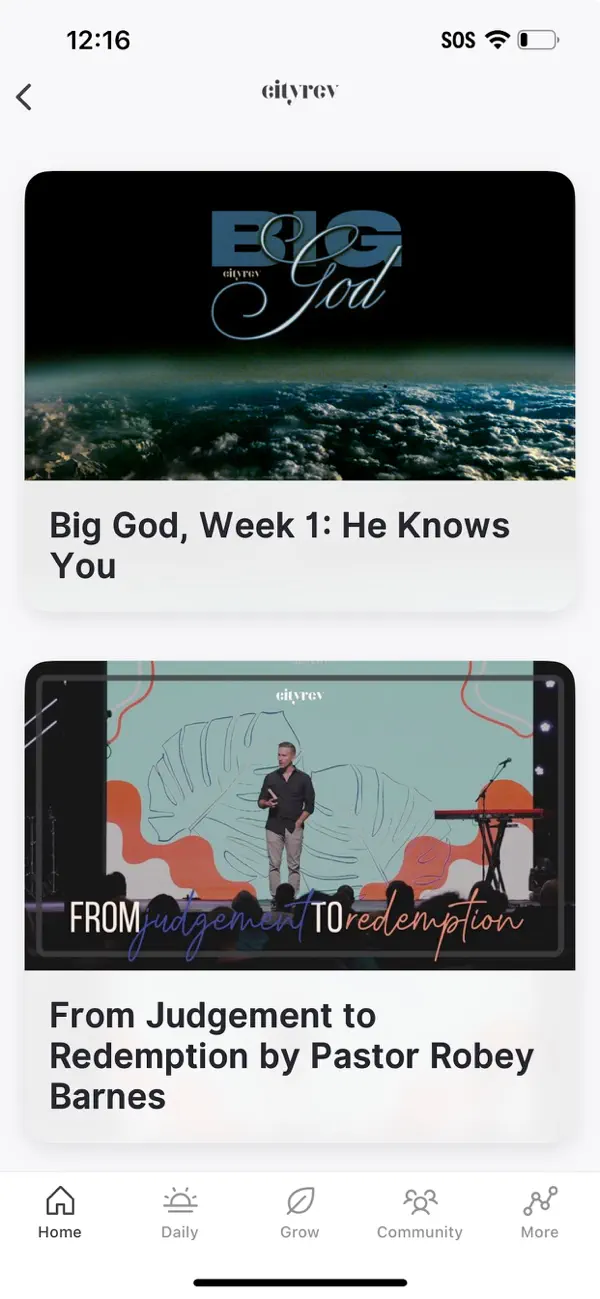Screenshot #1 pour City Rev Church
