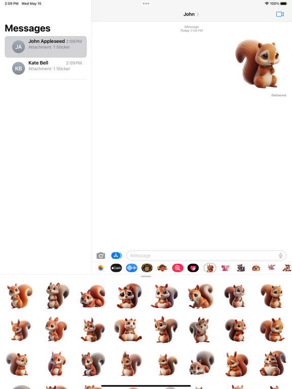 Screenshot #4 pour Sad Squirrel Stickers