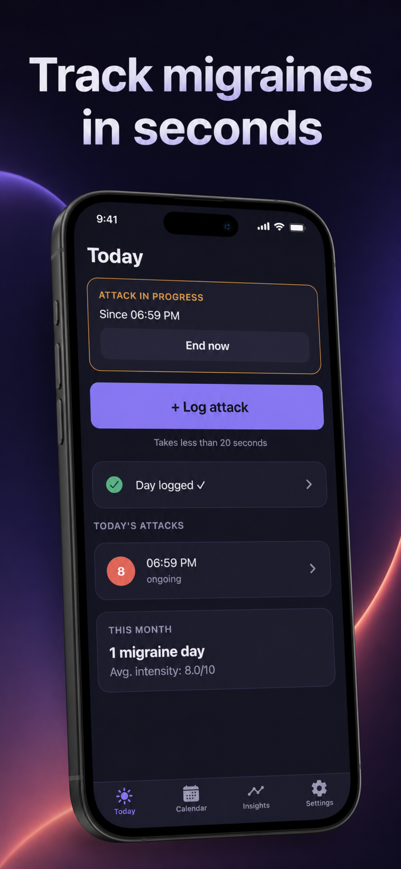 Aura: Migraine Tracker Diary screenshot 3