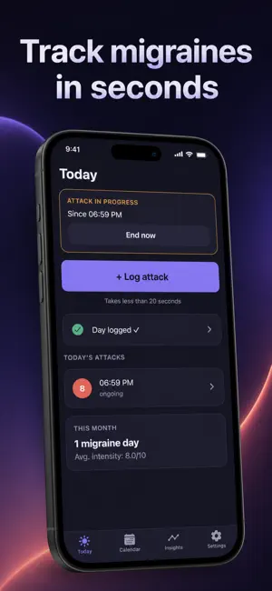 Migraine Diary Tracker: Aura screenshot 3