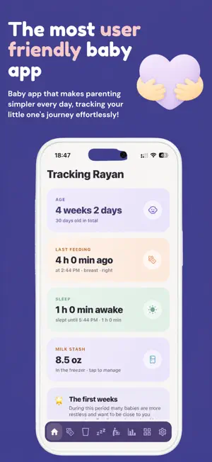 Bubbi - Baby Tracker & Diary screenshot 2