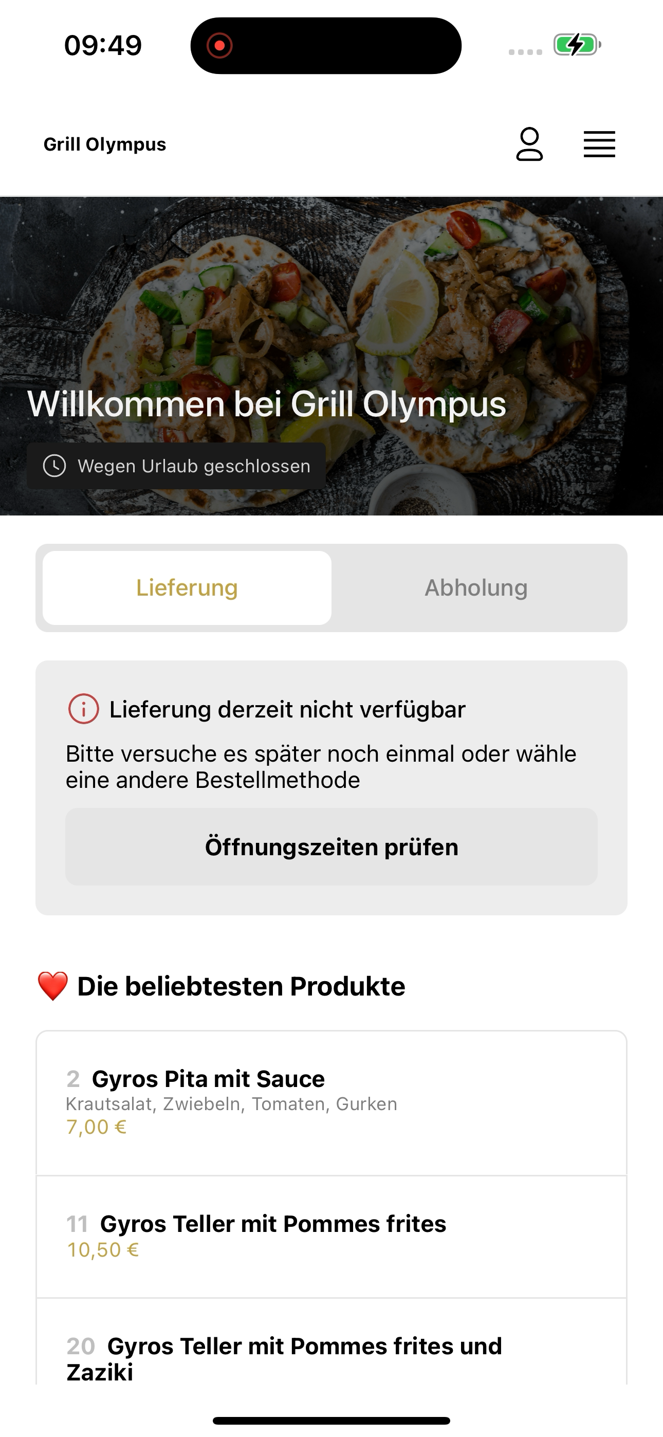 Grill Olympus