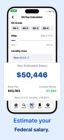 USAJOBS Navigator iPhone screenshot