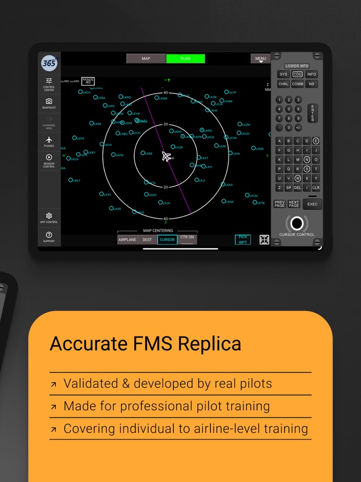 #2. B787 FMS Trainer PRO (iOS) 由: Heading 365