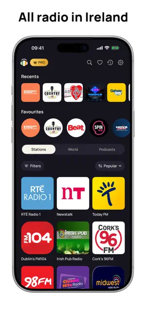 Radio Ireland Live FM Online screenshot 1