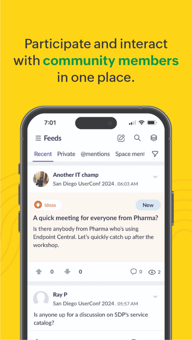 ManageEngine Community Screenshot