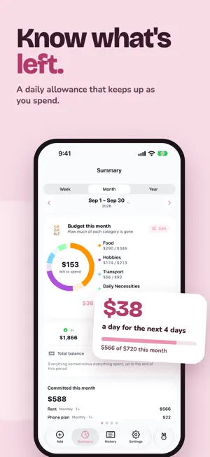Expense Tracker: BunnyBank screenshot 2