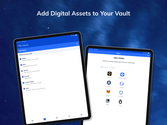 Vault12 Guard - Inherit Crypto iPad screenshot 4 - Finance app