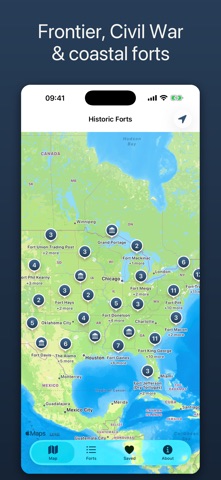 Historic Forts of America iPhone screenshot